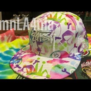 Stussy X New Era fitted hat Sz 7 5/8
